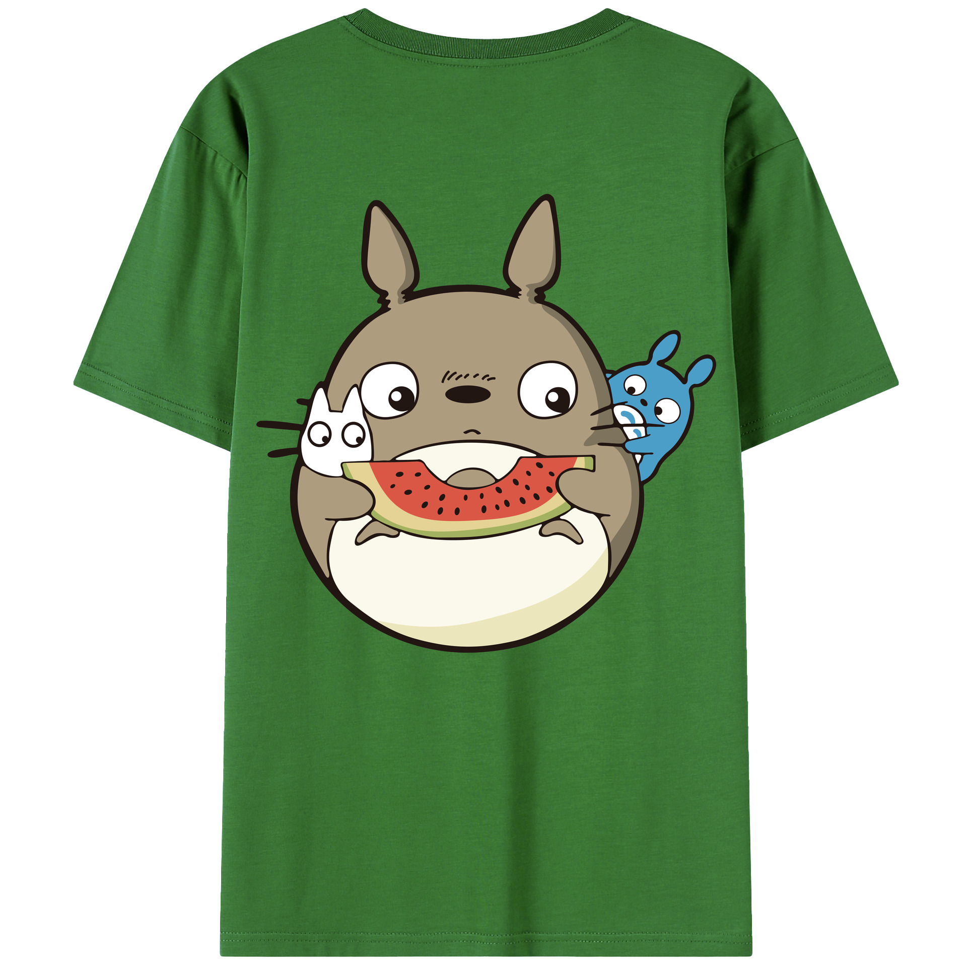 （画像用） となりのトトロ 草壁メイ 草壁サツキ My Neighbor Totoro Satsuki Kusakabe Mei Kusakabe レディース半袖Tシャツ(バックプリント)